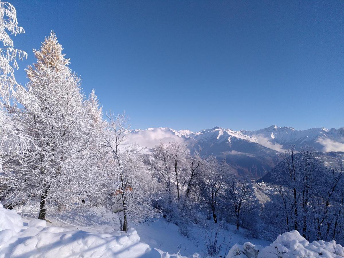 Appartement 2 Chbres Calme Vue Vallee 500M Des Pistes Le Corbier Exterior foto